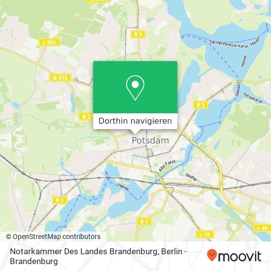 Notarkammer Des Landes Brandenburg Karte