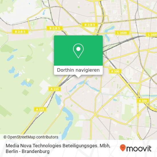 Media Nova Technologies Beteiligungsges. Mbh Karte