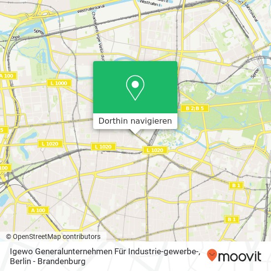 Igewo Generalunternehmen Für Industrie-gewerbe- Karte