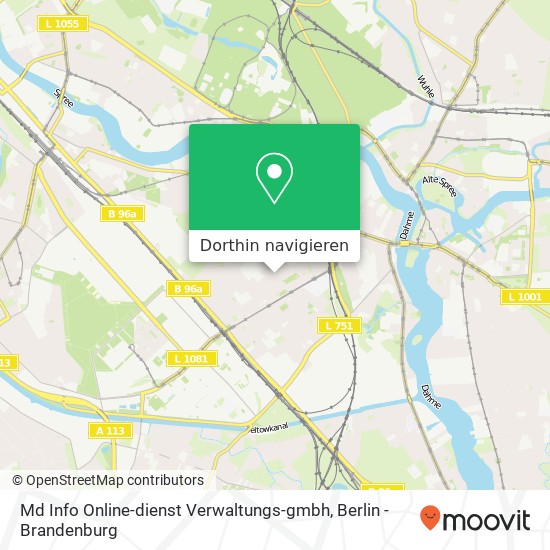 Md Info Online-dienst Verwaltungs-gmbh Karte