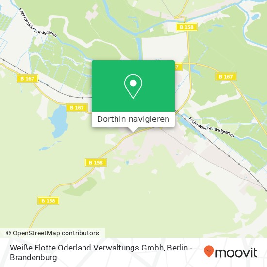 Weiße Flotte Oderland Verwaltungs Gmbh Karte