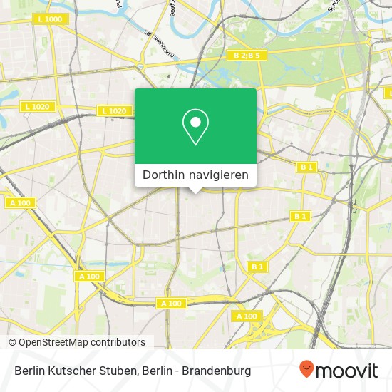 Berlin Kutscher Stuben Karte