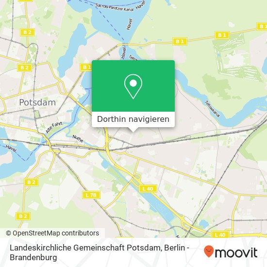 Landeskirchliche Gemeinschaft Potsdam Karte