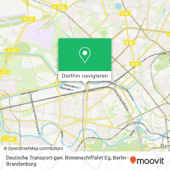 Deutsche Transport-gen. Binnenschiffahrt Eg Karte