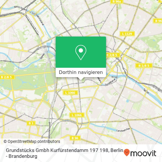 Grundstücks Gmbh Kurfürstendamm 197 198 Karte