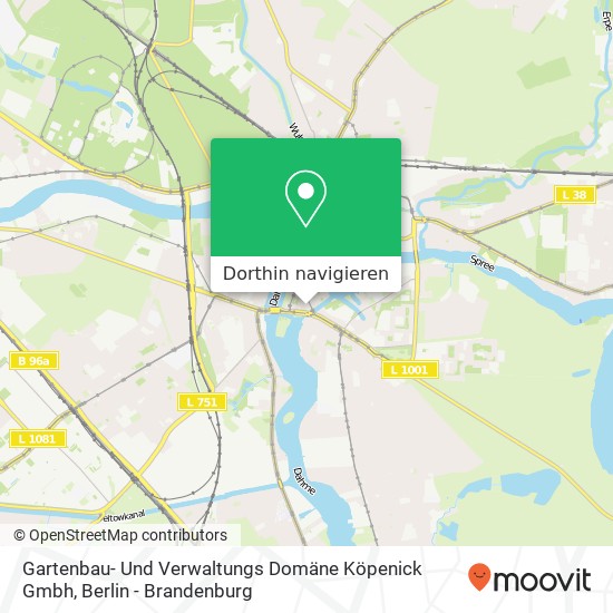 Gartenbau- Und Verwaltungs Domäne Köpenick Gmbh Karte