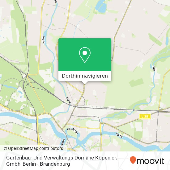 Gartenbau- Und Verwaltungs Domäne Köpenick Gmbh Karte