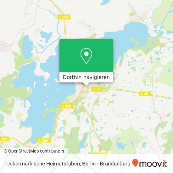 Uckermärkische Heimatstuben Karte
