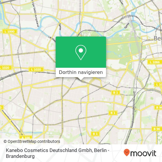 Kanebo Cosmetics Deutschland Gmbh Karte