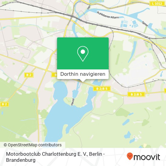 Motorbootclub Charlottenburg E. V. Karte