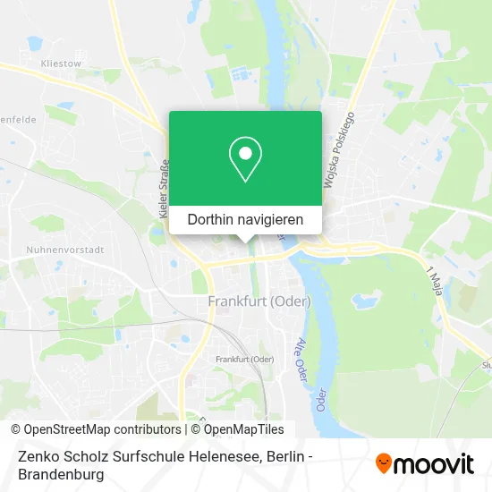 Zenko Scholz Surfschule Helenesee Karte