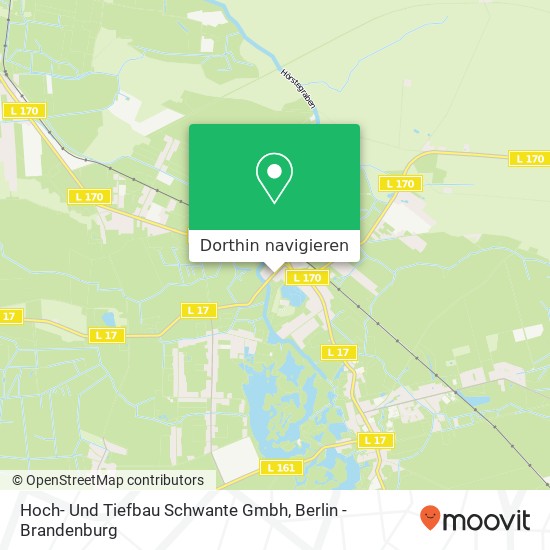 Hoch- Und Tiefbau Schwante Gmbh Karte