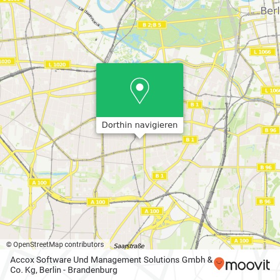 Accox Software Und Management Solutions Gmbh & Co. Kg Karte