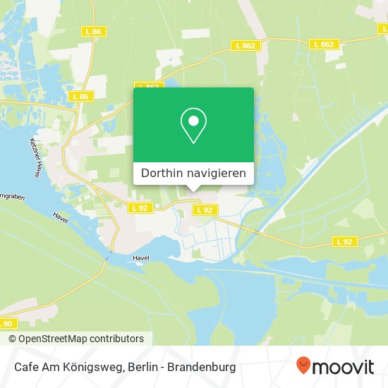 Cafe Am Königsweg Karte