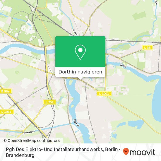 Pgh Des Elektro- Und Installateurhandwerks Karte