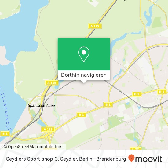 Seydlers Sport-shop C. Seydler Karte
