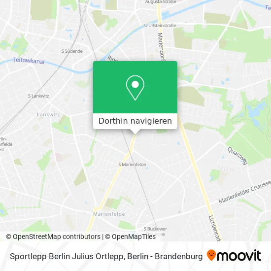 Sportlepp Berlin Julius Ortlepp Karte