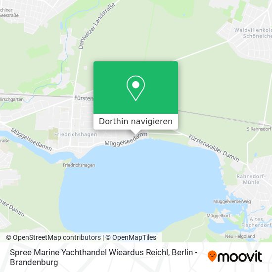 Spree Marine Yachthandel Wieardus Reichl Karte