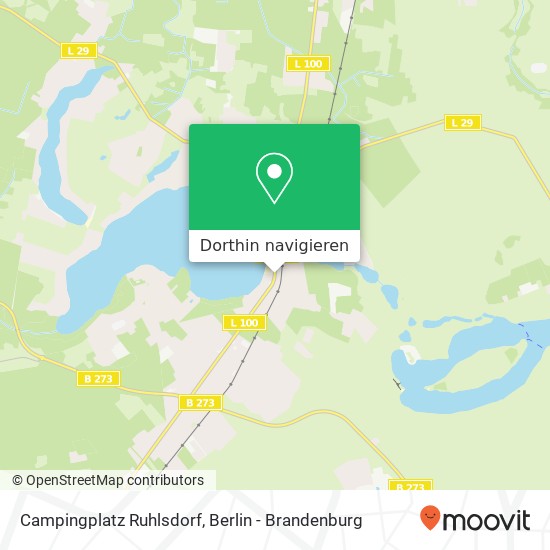 Campingplatz Ruhlsdorf Karte