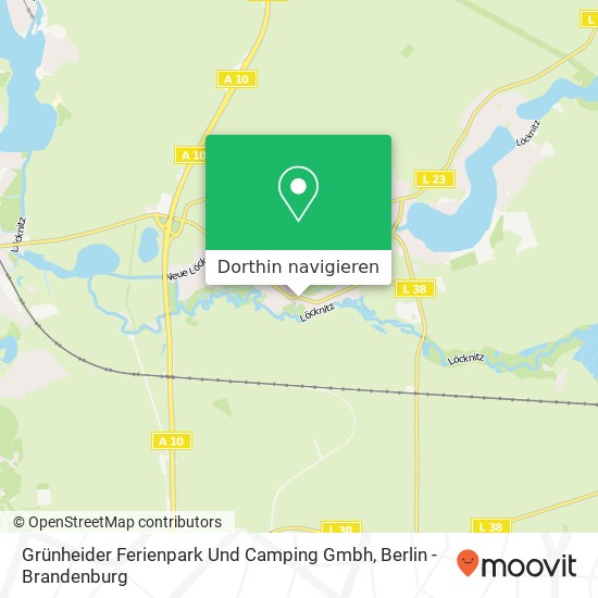 Grünheider Ferienpark Und Camping Gmbh Karte