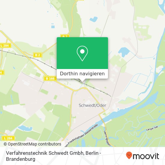 Verfahrenstechnik Schwedt Gmbh Karte