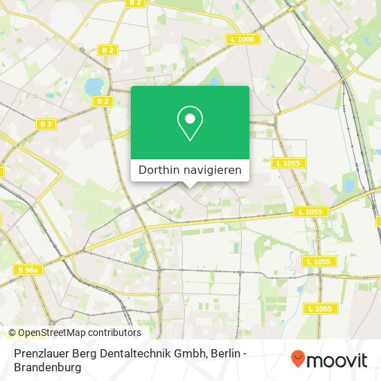 Prenzlauer Berg Dentaltechnik Gmbh Karte