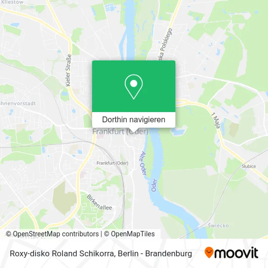 Roxy-disko Roland Schikorra Karte