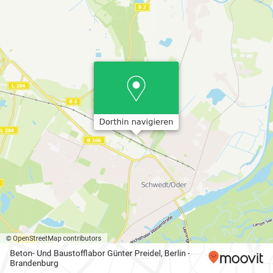 Beton- Und Baustofflabor Günter Preidel Karte