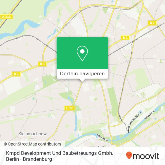 Kmpd Development Und Baubetreuungs Gmbh Karte