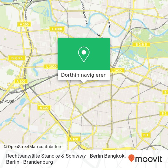 Rechtsanwälte Stancke & Schiwwy - Berlin Bangkok Karte