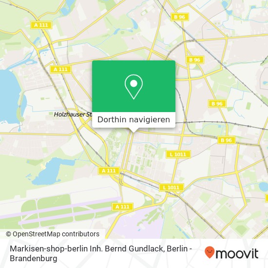 Markisen-shop-berlin Inh. Bernd Gundlack Karte