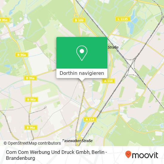 Com Com Werbung Und Druck Gmbh Karte