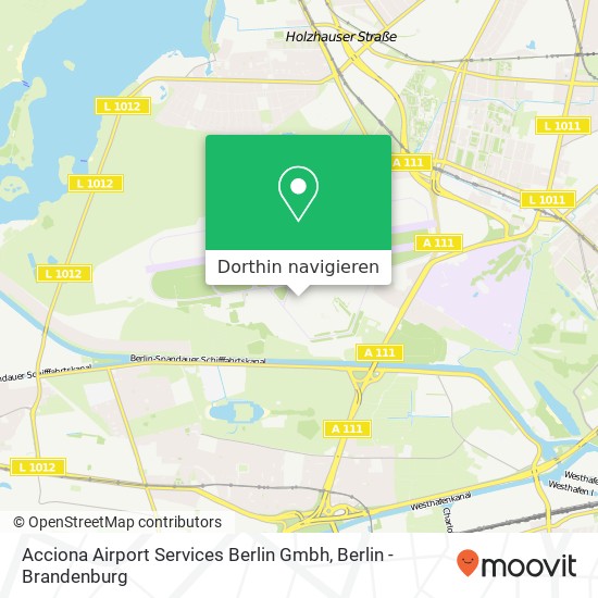 Acciona Airport Services Berlin Gmbh Karte