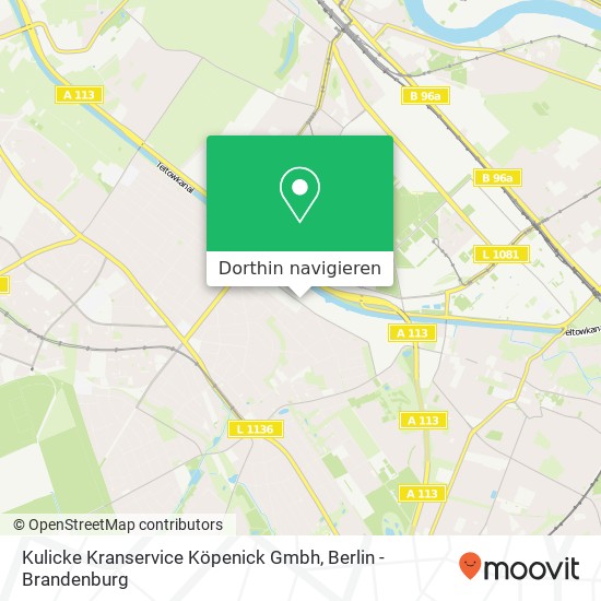 Kulicke Kranservice Köpenick Gmbh Karte