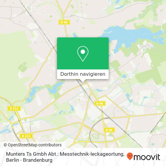 Munters Ts Gmbh Abt.: Messtechnik-leckageortung Karte