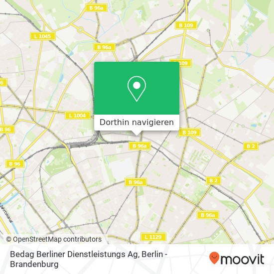 Bedag Berliner Dienstleistungs Ag Karte