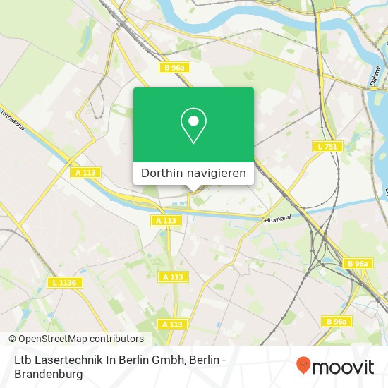 Ltb Lasertechnik In Berlin Gmbh Karte