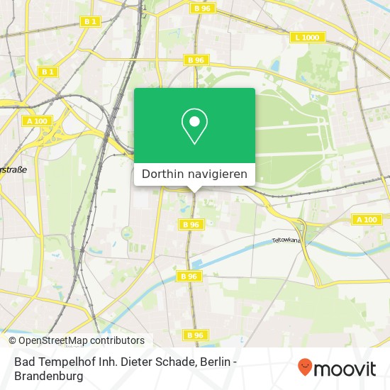 Bad Tempelhof Inh. Dieter Schade Karte