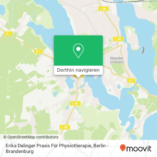 Erika Delinger Praxis Für Physiotherapie Karte