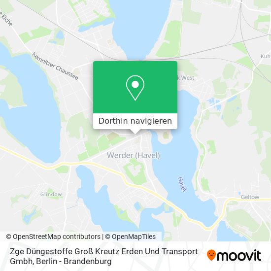 Zge Düngestoffe Groß Kreutz Erden Und Transport Gmbh Karte