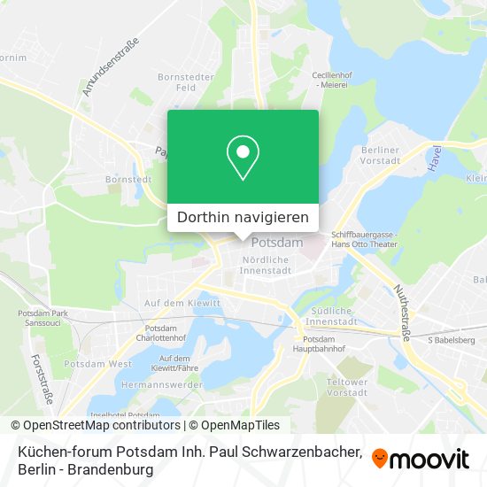 Küchen-forum Potsdam Inh. Paul Schwarzenbacher Karte