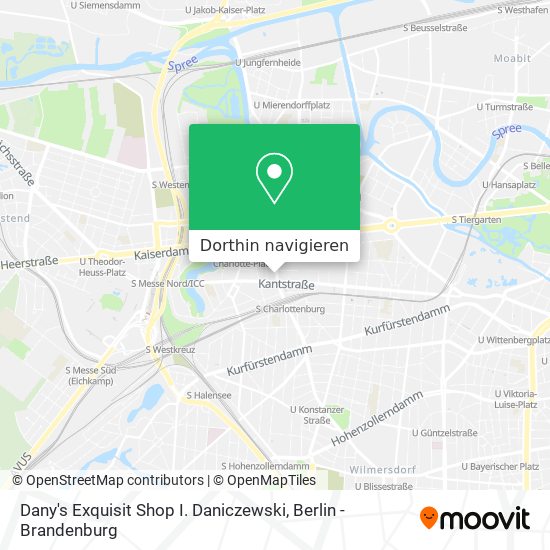 Dany's Exquisit Shop I. Daniczewski Karte