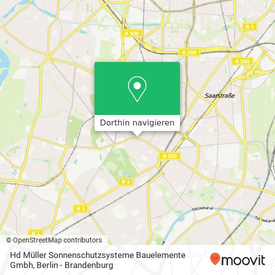 Hd Müller Sonnenschutzsysteme Bauelemente Gmbh Karte