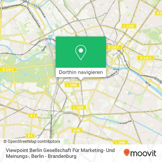 Viewpoint Berlin Gesellschaft Für Marketing- Und Meinungs- Karte