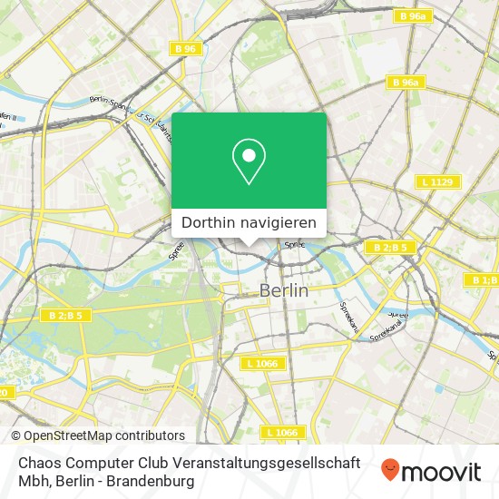 Chaos Computer Club Veranstaltungsgesellschaft Mbh Karte