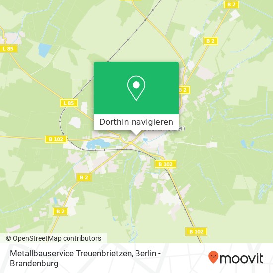 Metallbauservice Treuenbrietzen Karte