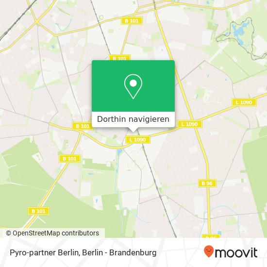 Pyro-partner Berlin Karte
