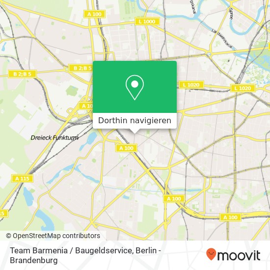 Team Barmenia / Baugeldservice Karte