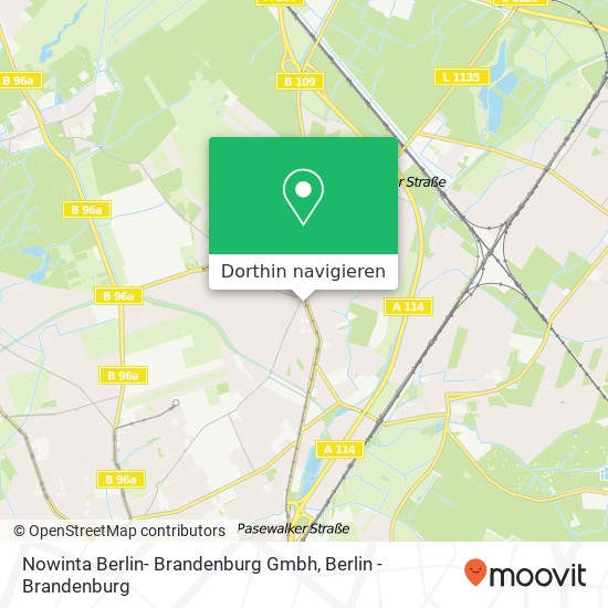 Nowinta Berlin- Brandenburg Gmbh Karte