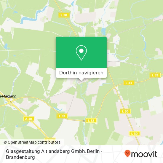 Glasgestaltung Altlandsberg Gmbh Karte